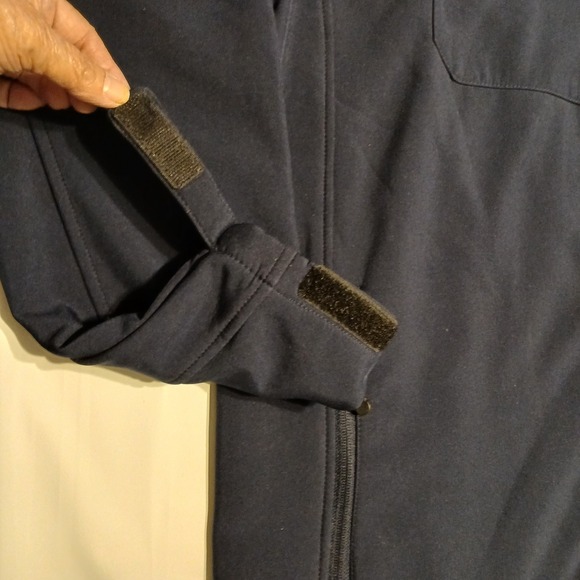 Auburn University Jacket Zip,Fleece Lined,Navy,Orange Trim, Men,Size L,Pre-owned - Picture 4 of 12